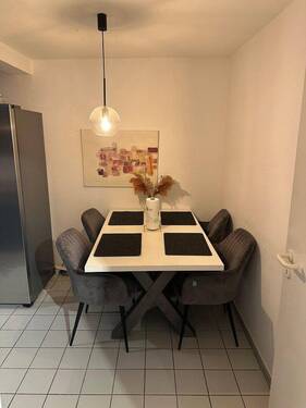 Essbereich d. Küche - Etagenwohnung mit 66,60 m&sup2; in München zum Kaufen