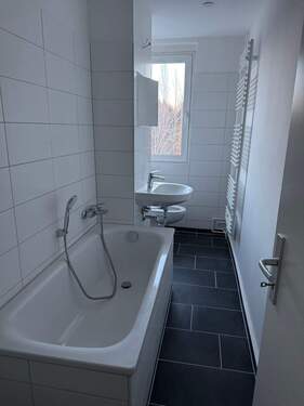 Badezimmer - Etagenwohnung mit 48,40 m² in Brandenburg an der Havel zur Miete
