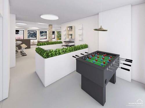 Visualisierung Aufenthaltsraum - Private Büros. All-in-Miete. Toplage Köln. ESG-zertifiziert - All-in-Miete