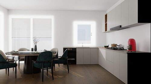 Küche und Eßbereich Beispielbild - 