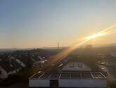 Sonnenuntergang vom Balkon - 