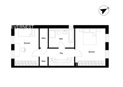 1.Obergeschoss - 5 Zimmer Reihenmittelhaus in Frankfurt am Main