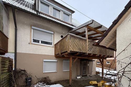 Rückansicht - 6 Zimmer Doppelhaushälfte in Tuttlingen