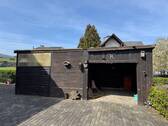 Carport mit Schuppen - 