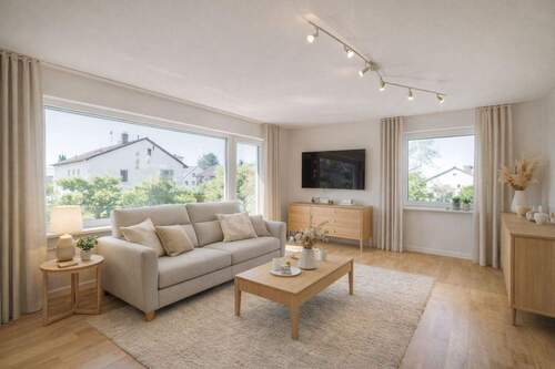 Wohnzimmer - 3 Zimmer Etagenwohnung in Gilching