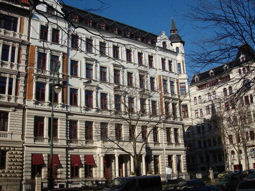 Ansicht von der Hegelstraße - 2 Zimmer Etagenwohnung in Magdeburg