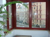 Ausblick vom Erker auf die - 