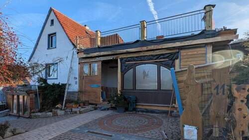 Ansicht nach Terrassenbau - 5 Zimmer Einfamilienhaus zum Kaufen in Hann. Münden