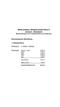 Wohnflächenberechnung - 