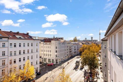 Ausblick vom Balkon nach Osten - Urban Living mit Charme - Maisonette im modernen Loftstyle im Herzen von Berlin-Mitte
