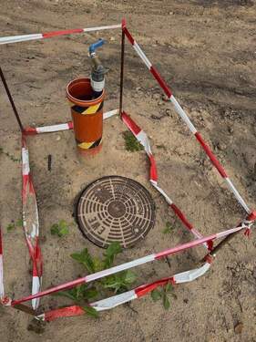Wasseranschluß auf dem Grundstück - 