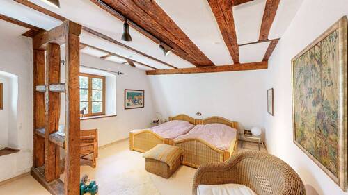 Schlafzimmer 1 im Mühlengebäude - 