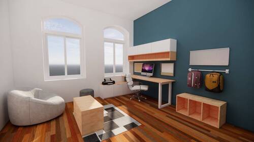 Arbeitszimmer (Entwurf) - 