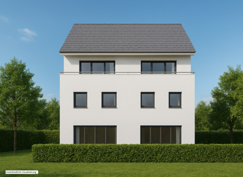 Beispiel unverbindliche Visualisierung - Vorankündigung S-Schönberg: Neubau-Doppelhaushälften in zweiter Reihe - Ideal für Familien ***