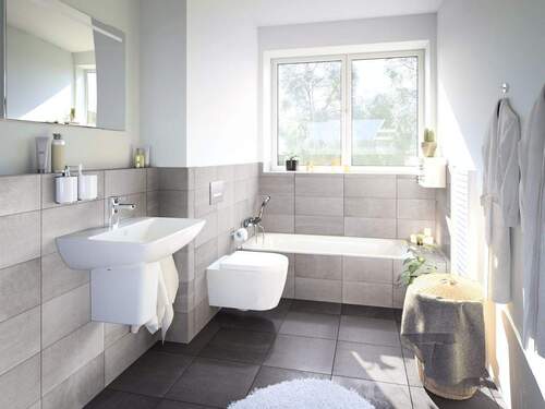 Beispiel Badezimmer - Etagenwohnung mit 160,30 m&sup2; in Villingen-Schwenningen zum Kaufen