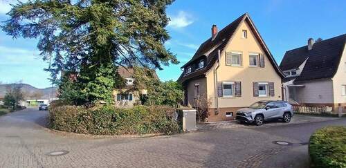 Aussenansicht - Freistehendes Einfamilienhaus auf Eckgrundstück in Berghaupten zu verkaufen