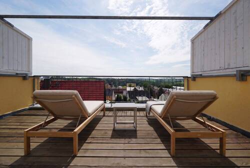 Beispiel Dachterrassenblick - Liegeplatz! - 350.000,00&nbsp;EUR Kaufpreis, ca.&nbsp; 124,00&nbsp;m&sup2;&nbsp;Wohnfl&auml;che