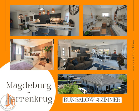 Neuwertiges Bungalow Magdeburg Herrenkrug - 4 Zimmer Einfamilienhaus zum Kaufen in Magdeburg