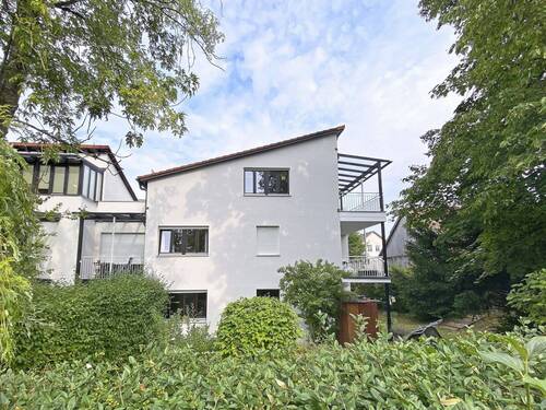 Dachgeschosswohnung mit zwei Terrassen, Westansicht - Etagenwohnung mit 108,50 m² in Freising zum Kaufen