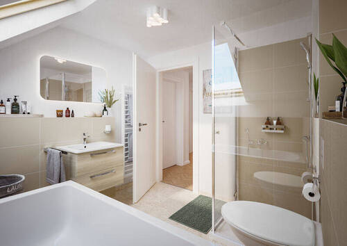 Doppelhaus-Behringen-116-Badezimmer - 4 Zimmer Doppelhaushälfte in Gütersloh