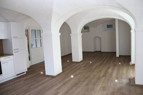 Wohn-Essbereich Ansicht 2 - Charme trifft Moderne - Exklusive EG-Wohnung mit Gewölbedecken in historischem Gebäude
