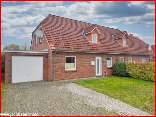 Süd-West-Ansicht - 4 Zimmer Doppelhaushälfte zum Kaufen in Schuby