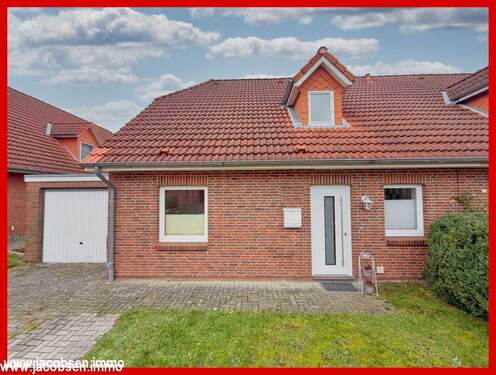 Süd-Ansicht - 4 Zimmer Doppelhaushälfte in Schuby