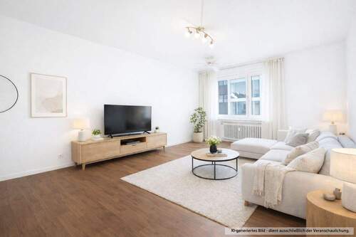 Wohnzimmer Visualisierung - 3 Zimmer Etagenwohnung in Stuttgart