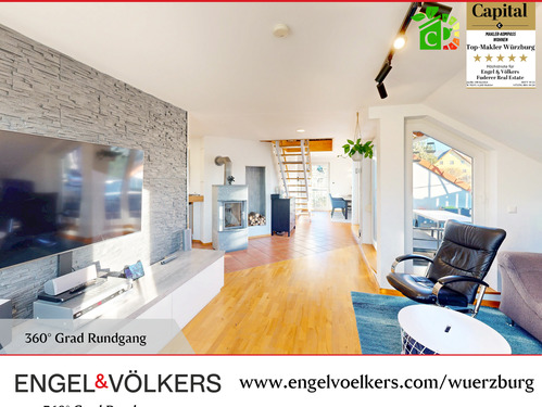 Wohnbereich & Flur - Ihr neues Zuhause: Moderne 4,5-Zi. ETW über zwei Ebenen