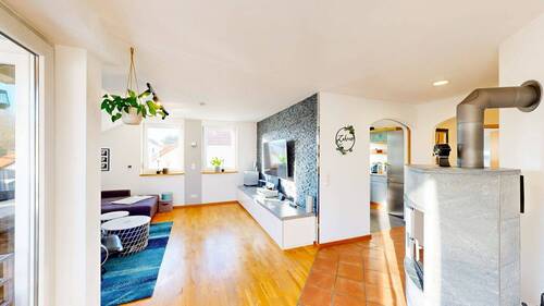 Wohnbereich & Flur Perspektivwechsel - Etagenwohnung mit 139,00 m&sup2; in Eisingen zum Kaufen