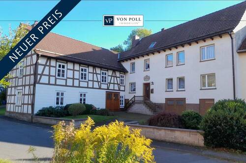 Bild 1 - Einfamilienhaus mit angrenzender Werkstatt und Scheune in Hessisch Lichtenau OT