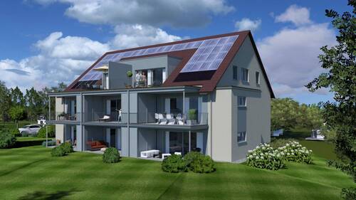 Ansicht Südost - Etagenwohnung mit 88,00 m² in Balingen zum Kaufen