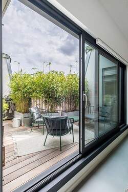 Terrasse - Etagenwohnung mit 98,00 m&sup2; in Berlin zum Kaufen