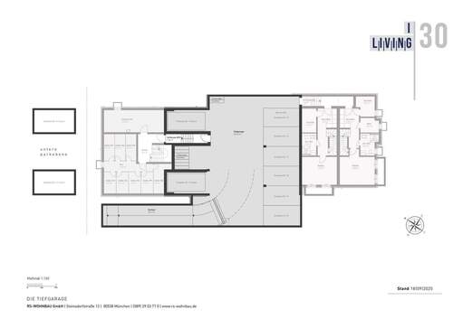 Tiefgarage mit Einzelstzellplatz - Doppelhaushälfte mit 150,00 m&sup2; in München zum Kaufen
