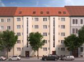 Visualisierung Gebäudeansicht - FAMILIENWOHNUNG AM ARTHUR-BRETSCHNEIDER-PARK 