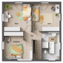 Grundriss-Stadtvilla-Flair-124-Obergeschoss - 