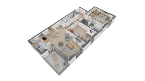3D WE-5.jpg - Attraktive 3,5-Zimmer-Wohnung im EG in S-Bahn-Nähe