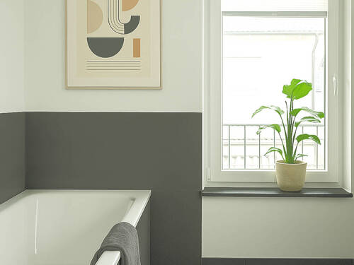En Suite Bad mit Badewanne - 