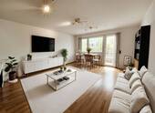 Wohnzimmer Beispiel - 3 Zimmer Etagenwohnung zum Kaufen in Frankfurt am Main