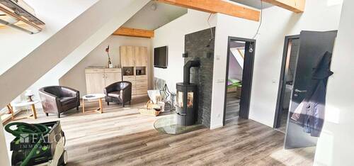 Wohnbereich im Dachgeschoss - 