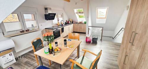 Küche im Dachgeschoss - 