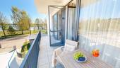 Balkonblick auf Feisneck - 2 Zimmer Etagenwohnung zum Kaufen in Waren (Müritz)