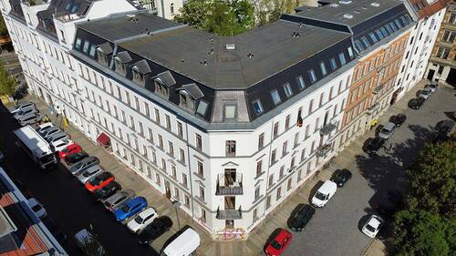 Gebäudeansicht - 2 Zimmer Etagenwohnung zum Kaufen in Leipzig
