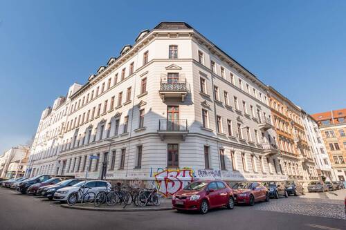 Gebäudeansicht - Etagenwohnung mit 69,20 m&sup2; in Leipzig zum Kaufen