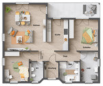Grundriss-Winkelbungalow-Bungalow-108-Erdgeschoss-grosser-HAR-Hauswirtschaftsraum-Gaeste-WC - 