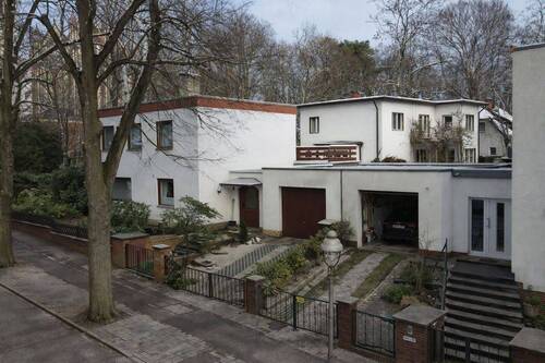 Luftbild Fassade - 5 Zimmer Einfamilienhaus in Berlin