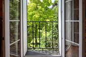 Blick aus dem Schlafzimmer - 5 Zimmer Mehrfamilienhaus, Wohnhaus zum Kaufen in Essen
