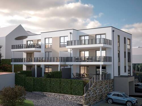 MFH_SAD,_Fliederstraße Animation - - Top Lage - Barrierefreie Neubau-Eigentumswohnung im KfW 40 QNG Standard in Schwandorf