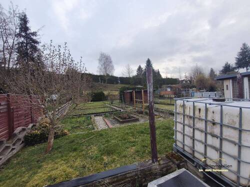 Garten - Doppelhaushälfte mit 90,00 m&sup2; in Holzweißig zum Kaufen