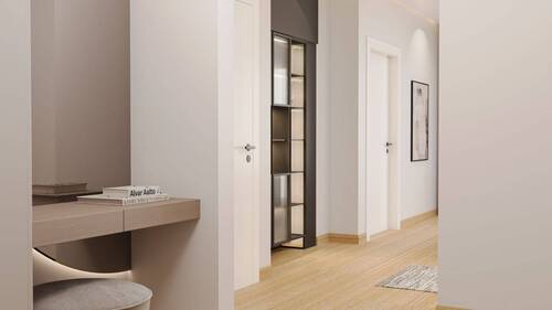 Wohnbeispiel Eingangsbereich - 2 Zimmer Etagenwohnung in Volkach